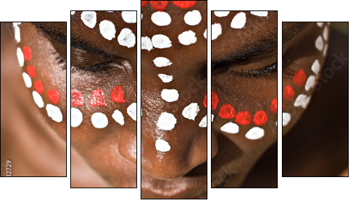 Prawdziwa twarz Afryki – kolory czarnego lądu
 - Obraz pięcioczęściowy, Pentaptyk