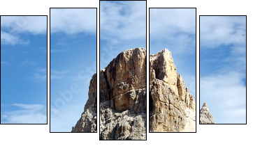 Dolomiti Italia - Passo Giau  - Obraz pięcioczęściowy, Pentaptyk