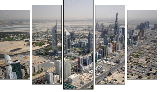 Dubaj – kopalnia pieniędzy na pustyni
 - Obraz pięcioczęściowy, Pentaptyk