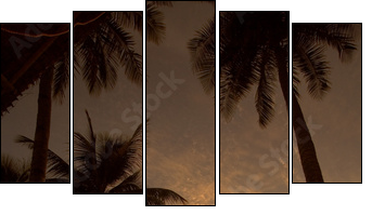 Palmowy hamak
 - Obraz pięcioczęściowy, Pentaptyk