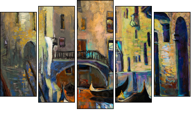 Venice, Italy  - Obraz pięcioczęściowy, Pentaptyk