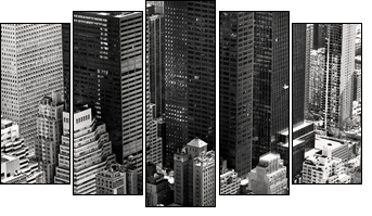 Manhattan, New York City. USA.  - Obraz pięcioczęściowy, Pentaptyk
