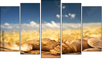 Bread  - Obraz pięcioczęściowy, Pentaptyk