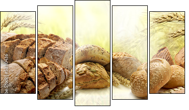 chleb  - Obraz pięcioczęściowy, Pentaptyk