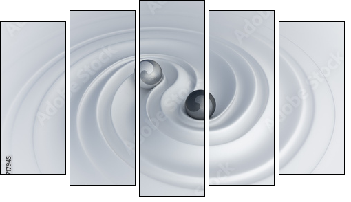 YinYang #29  - Obraz pięcioczęściowy, Pentaptyk