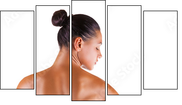 Female back  - Obraz pięcioczęściowy, Pentaptyk