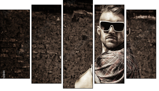 sunglasses  - Obraz pięcioczęściowy, Pentaptyk