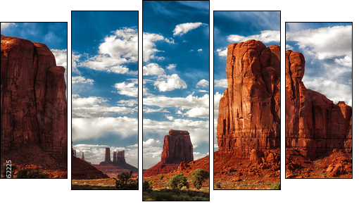 Monument Valley  - Obraz pięcioczęściowy, Pentaptyk