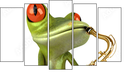 Frog  - Obraz pięcioczęściowy, Pentaptyk