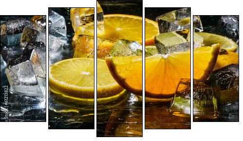lemon  - Obraz pięcioczęściowy, Pentaptyk
