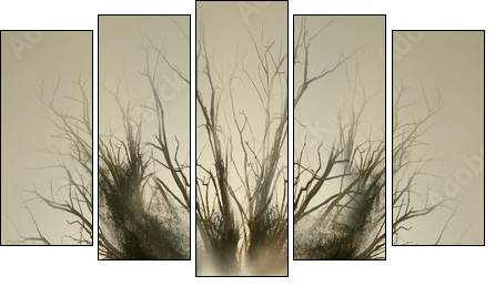 What do you see  - Obraz pięcioczęściowy, Pentaptyk