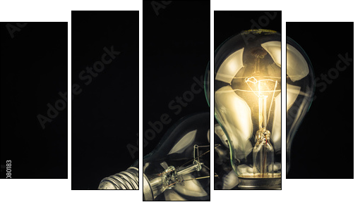 Światłem pokonując ciemność - Obraz pięcioczęściowy, Pentaptyk
