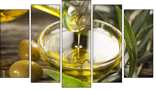Olive oil  - Obraz pięcioczęściowy, Pentaptyk
