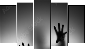 Ghosts Hand  - Obraz pięcioczęściowy, Pentaptyk