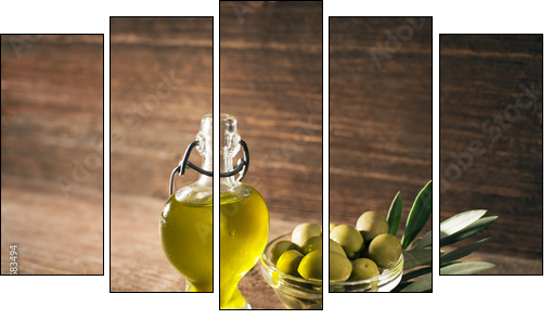 olive oil  - Obraz pięcioczęściowy, Pentaptyk
