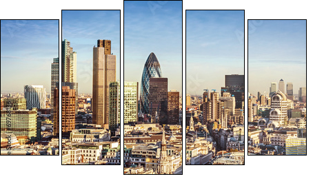 City of London  - Obraz pięcioczęściowy, Pentaptyk