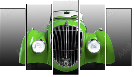 Auto d'epoca  - Obraz pięcioczęściowy, Pentaptyk