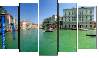 Urokliwa Wenecja okiem Gondoliera
 - Obraz pięcioczęściowy, Pentaptyk