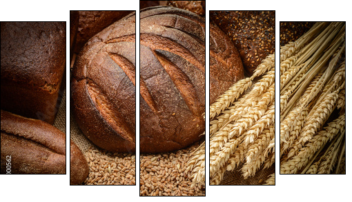 The Bread  - Obraz pięcioczęściowy, Pentaptyk