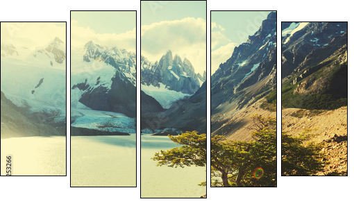 Cerro Torre  - Obraz pięcioczęściowy, Pentaptyk