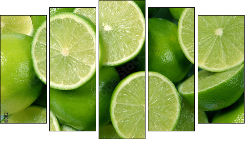 Soczyste limonki
 - Obraz pięcioczęściowy, Pentaptyk