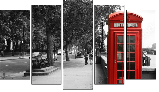 Budka telefoniczna – londyński łącznik
 - Obraz pięcioczęściowy, Pentaptyk