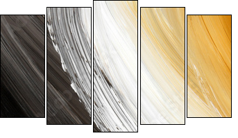Obraz olejny – przenikanie kolorów
 - Obraz pięcioczęściowy, Pentaptyk