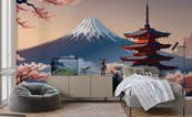 Wschod-slonca-nad-gora-fuji-orientalne-fototapety-demur