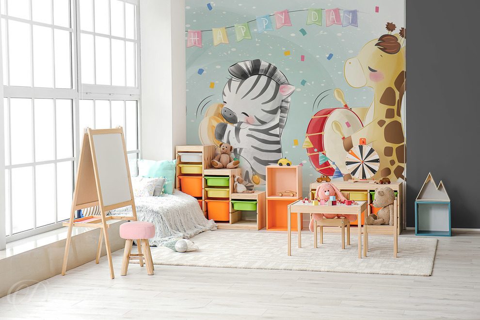 Zabawa-na-pierwszym-planie-dla-dzieci-fototapety-demur