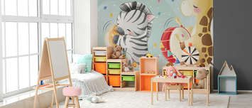 Zabawa-na-pierwszym-planie-dla-dzieci-fototapety-demur