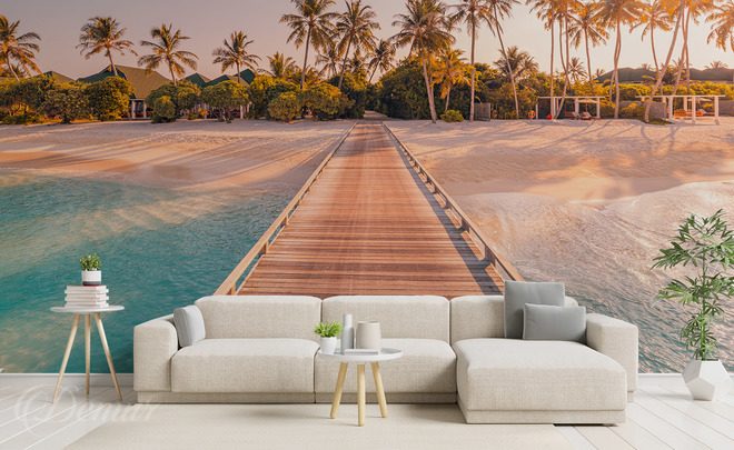 Spacer-w-strone-raju-do-salonu-fototapety-demur