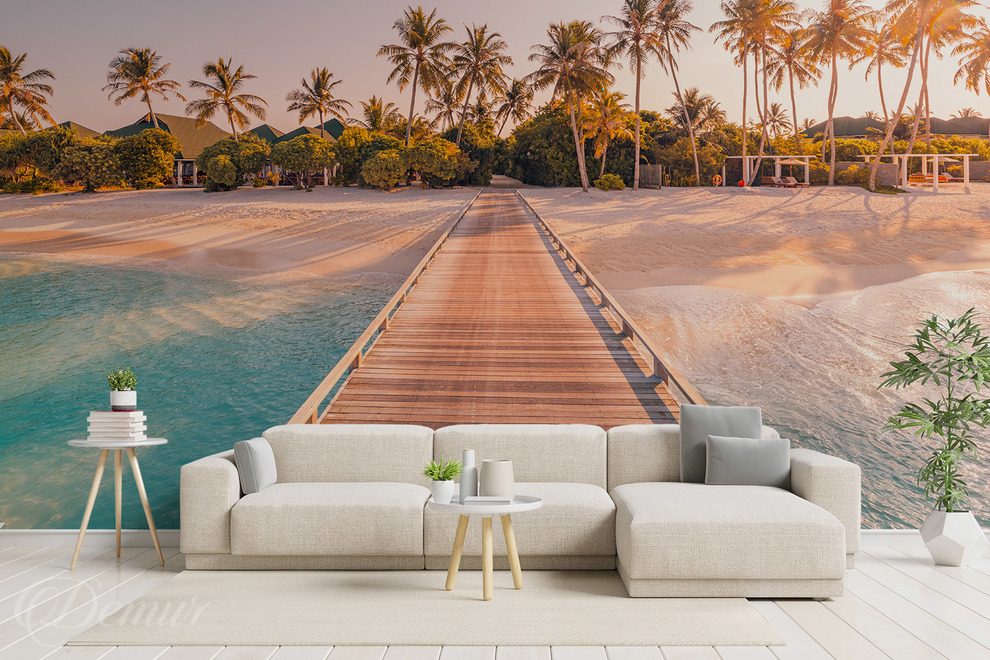 Spacer-w-strone-raju-do-salonu-fototapety-demur